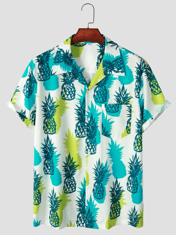 Camisa Manga Curta Pineapple